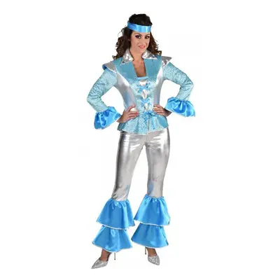 costume Dancing Queen polyester silver mt 2XL