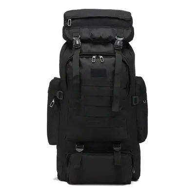 (Black) 80L Molle Tactical Bag Outdoor Traveling Camping Hiking Military Rucksacks Backpack Camo