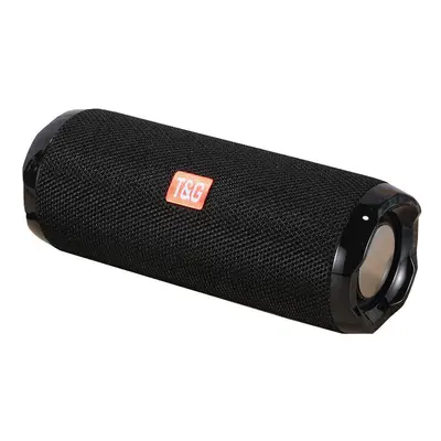 (Black) Portable Bluetooth Speakers Subwoofer IPX5 Waterproof Outdoor Sports Bluetooth 5.0 Colum