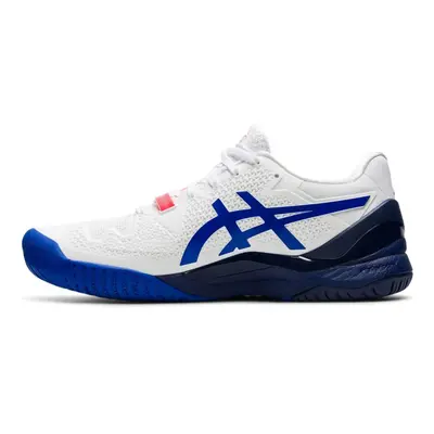 ASICS Women's Gel-Resolution Tennis Shoes White/Lapis Lazuli Bl