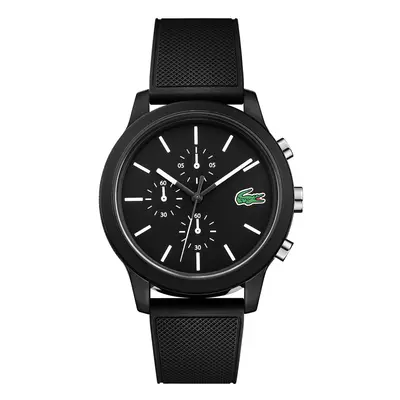 Lacoste 12.12 Men's Quartz Chronograph Black Tr90 Case Watch with Blac