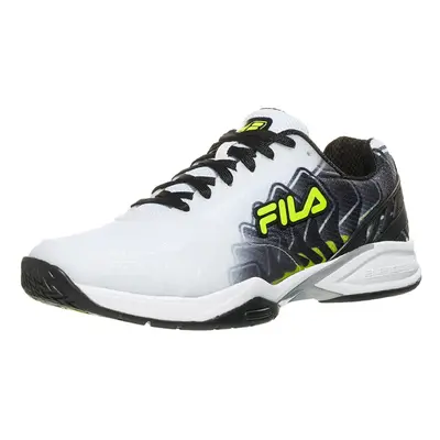 Fila Mens Volley Zone Pbf Sneaker Wht/Blk/Sfty 8.5