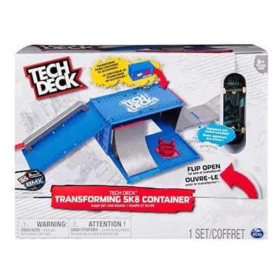 Tech Deck Transforming SK8 Container Pro Modular Skatepark and Board, for Ages and Up (Edition M