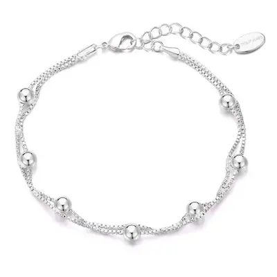 Philip Jones Silver Plated Ball Bracelet