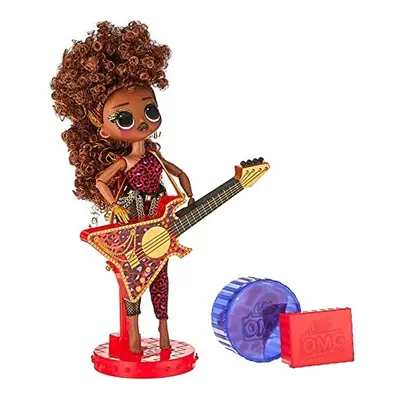 L.O.L. Surprise! OMG Remix Rock FEROCIOUS Fashion Doll with Surprises Including Bass Guitar, Out