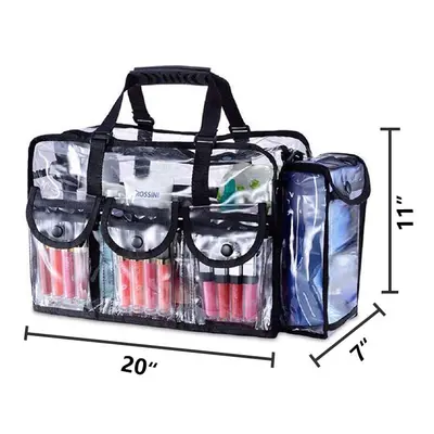 (L) PVC Ladies Handbag Large Capacity Transparent Messenger Bag Beach Waterproof Special Bag Out