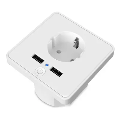 Smart Home USB Port LED Indicator Fast Charging 2000W Wall Charger Adapter Can Monitor For iPhon