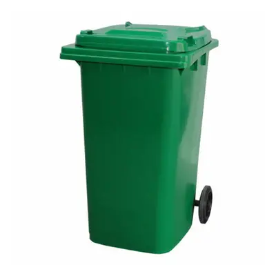 (Green) Wheelie Bin 240L Council Size & Rubber Wheels