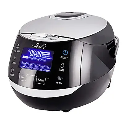 Yum Asia Sakura Rice Cooker with Ceramic Bowl and Advanced Fuzzy Logic (8 Cup, 1.5 Litre) Rice C