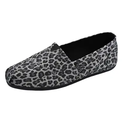 Skechers BOBS Women's Plush-Hot Spotted Black/Charcoal Slip-On M US