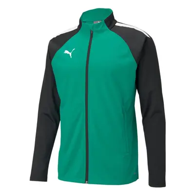 PUMA Mens Teamliga Training Jacket Color Pepper Green/Puma Black Siz