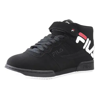 Fila Men's F-13 Logo Sneakers (10 Black/Red)