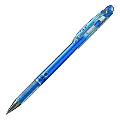 Pentel Arts Slicci Metallic 0.8 mm Needle Tip Gel Pen Metallic Blue I