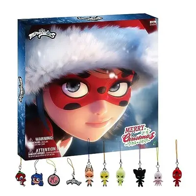 Ladybug - Ultimate Kwami Advent Calendar with Miniature Flocked Kwamis and EVA Seasonal Charms. 