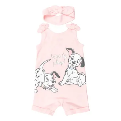 Disney Classics Patch Toddler Girls Romper and Headband Patch Pink 2T