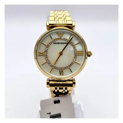 NEW EMPORIO ARMANI AR1907 YELLOW GOLD STAIINLESS STEEL WOMEN'S WATCH