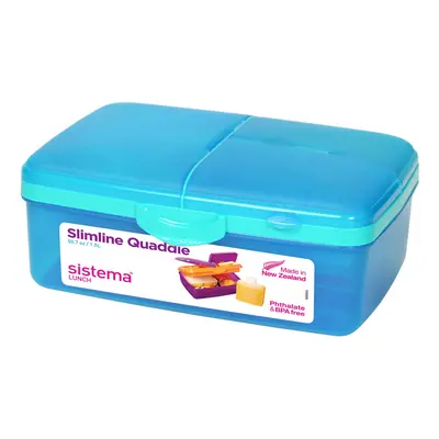 Sistema Lunch Slimline Quaddie - 1.5 L, Blue