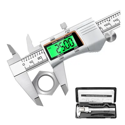 150mm LCD Stainless Steel Digital Caliper with Backlight Electronic Vernier Caliper inch Microme