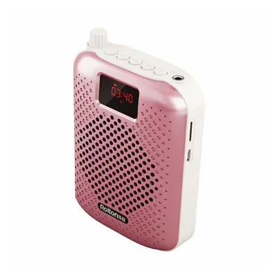 (Rose Gold) Portable Bluetooth Speaker Microphone Voice Amplifier Booster Megaphone Speaker