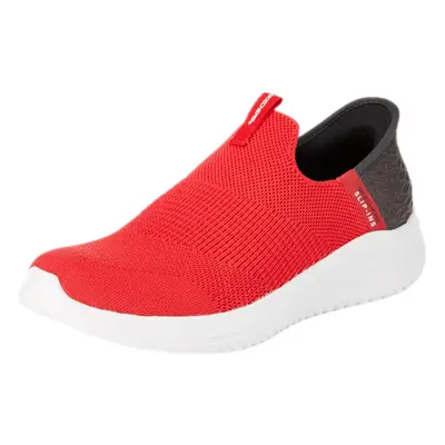 Skechers Boy's Slip Ins Ultra Flex 3.0 Sneaker Red/Black 4.5 Big Kid