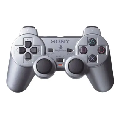 PS2 Official Dual Shock Silver Controller