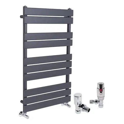 (Sand Grey, x 600mm) WarmeHaus Designer Bathroom Flat Panel Heated Towel Rail Radiator Ladder Ra