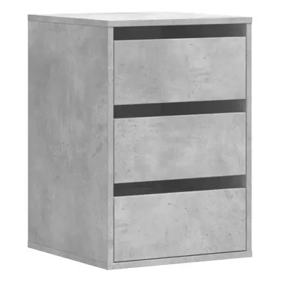 (concrete grey, x x cm) vidaXL Corner Chest of Drawers Storage Drawer Side Cabinet Engineered Wo