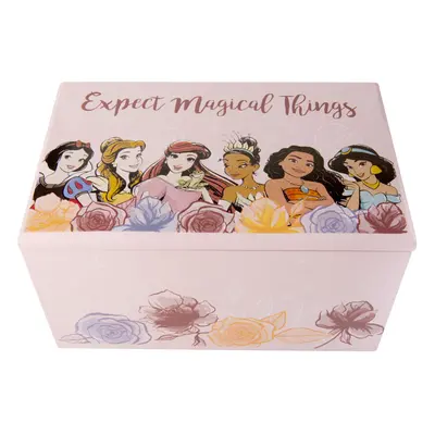 Disney Princess Girls Pink Printed Wooden Jewellery Box