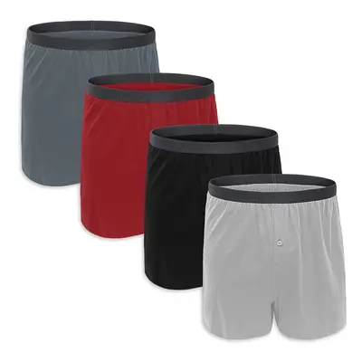 Fruit of the Loom Men's Premium Knit Boxer Assorted Small