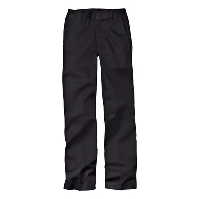 Dickies Big Boys' Classic Flat Front Pant Black Regular