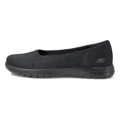 Skechers Women's ON-The-GO Flex-Cherished Ballet Flat Black/Black