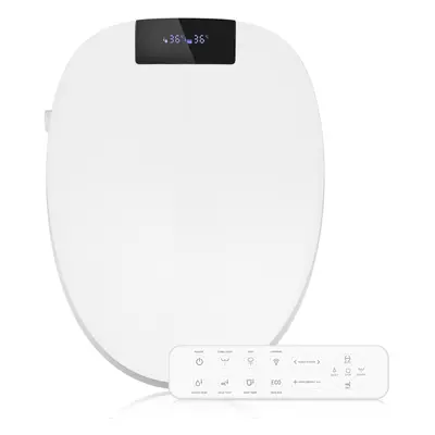 Smart Bidet Toilet Seat Electric Self-cleaning Heated Remote Control