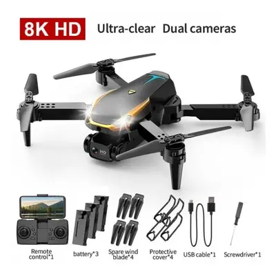 (8k battery) New Drone Professional HD ESC Dual Camera Aerial Photography Quadcopter Remote Cont