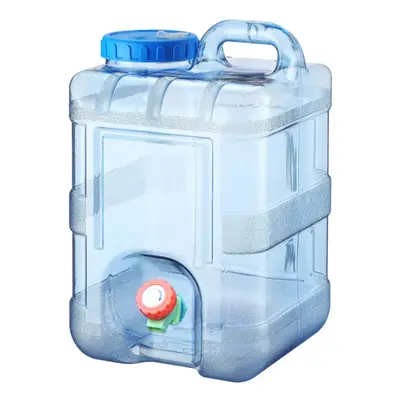 (10L 1) Capacity Outdoor Water Bucket Portable Cube Water Container with Faucet Outdoor Hiking P