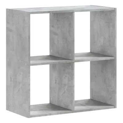 (concrete grey, 68.5 x x 68.5 cm) vidaXL Bookcase Bookshelf Book Rack Storage Cabinet Engineered