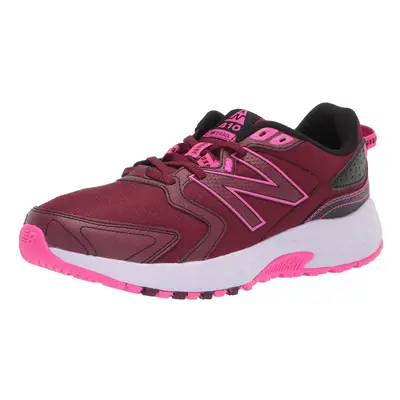 New Balance Womens V7 Trail Running Shoe garnetBlack