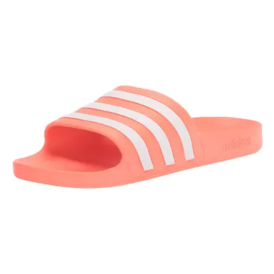 adidas Adilette Aqua Slides Solar RedWhiteSolar Red Mens Womens M