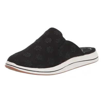 Clarks womens Breeze Shore Mule Black Floral Canvas 9.5 US