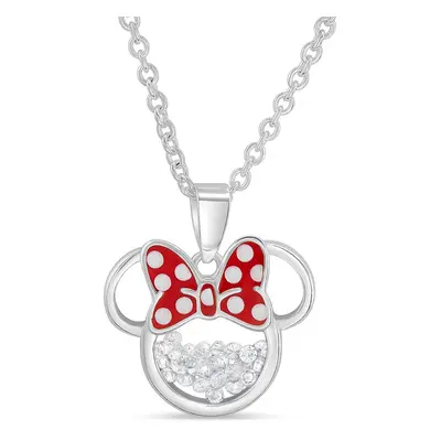 Disney Women and Girls Birthstone Jewelry Minnie Mouse October White