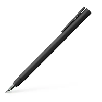 Faber-Castell Neo Slim Fountain Pen Metal Black Matt Spring EF matt bl