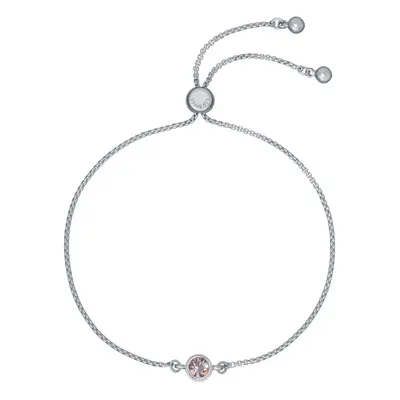 Ted Baker Sarsa Crystal Drawstring Bracelet (Silver Tone/Vintage Rose Crystal)