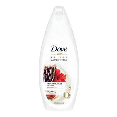 Dove Care Secrets Shower Gel Rich Ritual with Cocoa & Hibiscus Fragrance for Normal to Dry Skin 