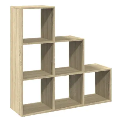 (sonoma oak, x x cm) vidaXL Room Divider Bookcase Storage Shelf Book Rack Bookshelf Engineered W