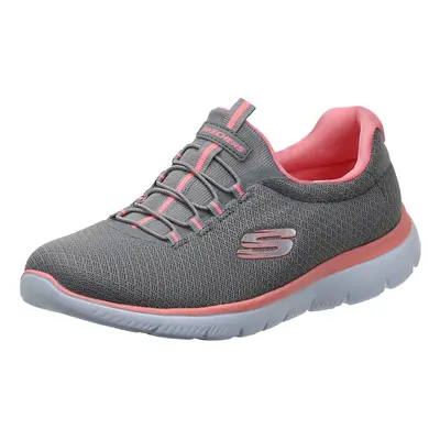 Skechers womens Summits Sneaker Grey/Pink 8.5 US