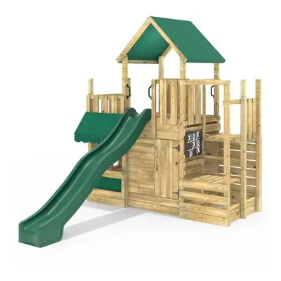 (M22 Shop & Den) Rebo Modular Wooden Climbing Frame Adventure Playset - M22