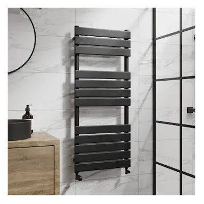 (Black, x 500mm) Heatsync Bathroom Heated Towel Rail Radiators Central Heating Radiators