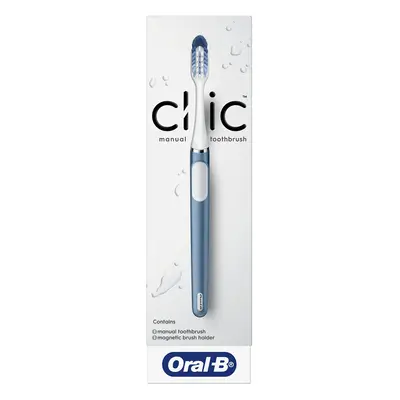 Oral-B Clic Toothbrush Alaska Blue with Replaceable Brush Head and