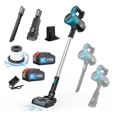 Upright Vacuum Cleaners, in Cordless Handheld Vacuum Cleaner for Carpet, Pet Hair + x 5.5A Batte