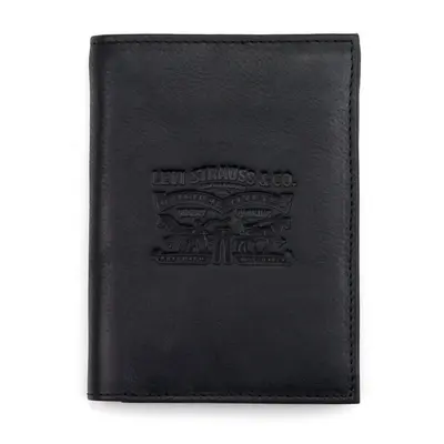 Levi&#39;s Leather Wallet - Black Colour: Black