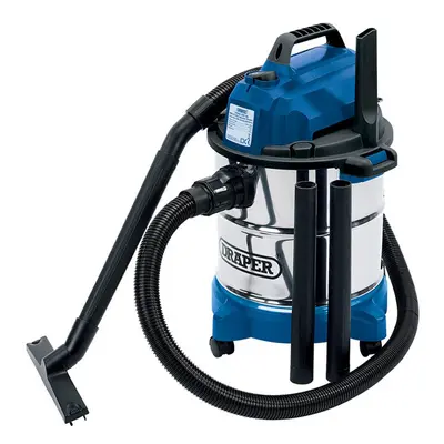 20L 1250W 230V Wet and Dry Vacuum Cleaner with Stainless Steel Tank